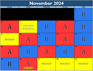 A-B Calendar